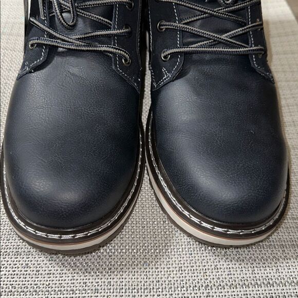 XRAY 11 Men’s Dresden Navy Camo Sherpa Trim Faux Leather Lace up Boots main image 12